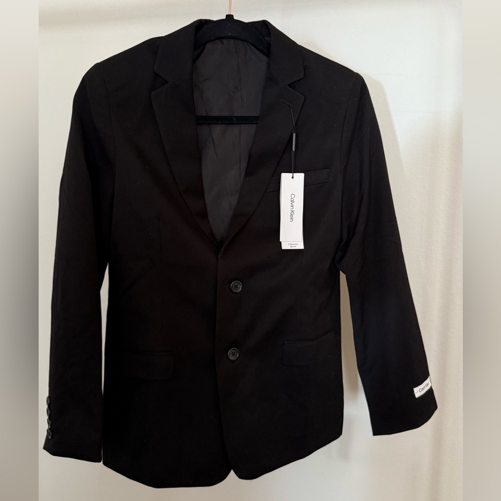 NWT Calvin Klein Black Blazer Size 16 – New With Tags | Classic Tailored Fit